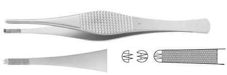 ФЕРРІС СМІТ ПІНЦЕТ ХІРУРГІЧНИЙ 2X3 180MM